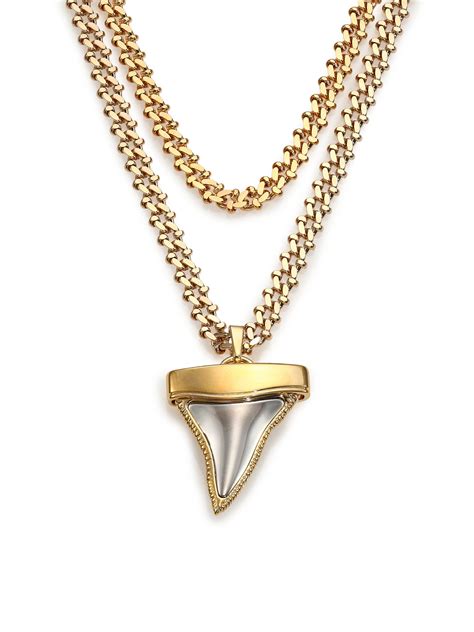 givenchy large shark tooth necklace|Givenchy Large Shark Tooth Pendant Necklace .